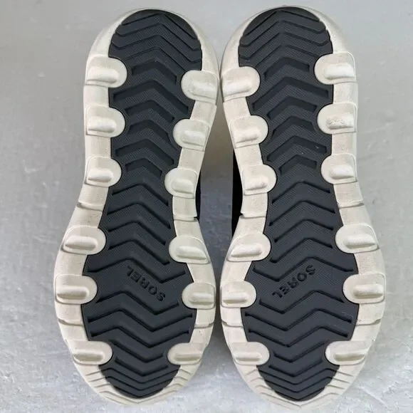 Size 7 - Sorel Women's Explorer 2 Joan Boots Waterproof Grill/Fawn Gray Lace-up - Picture 7 of 11